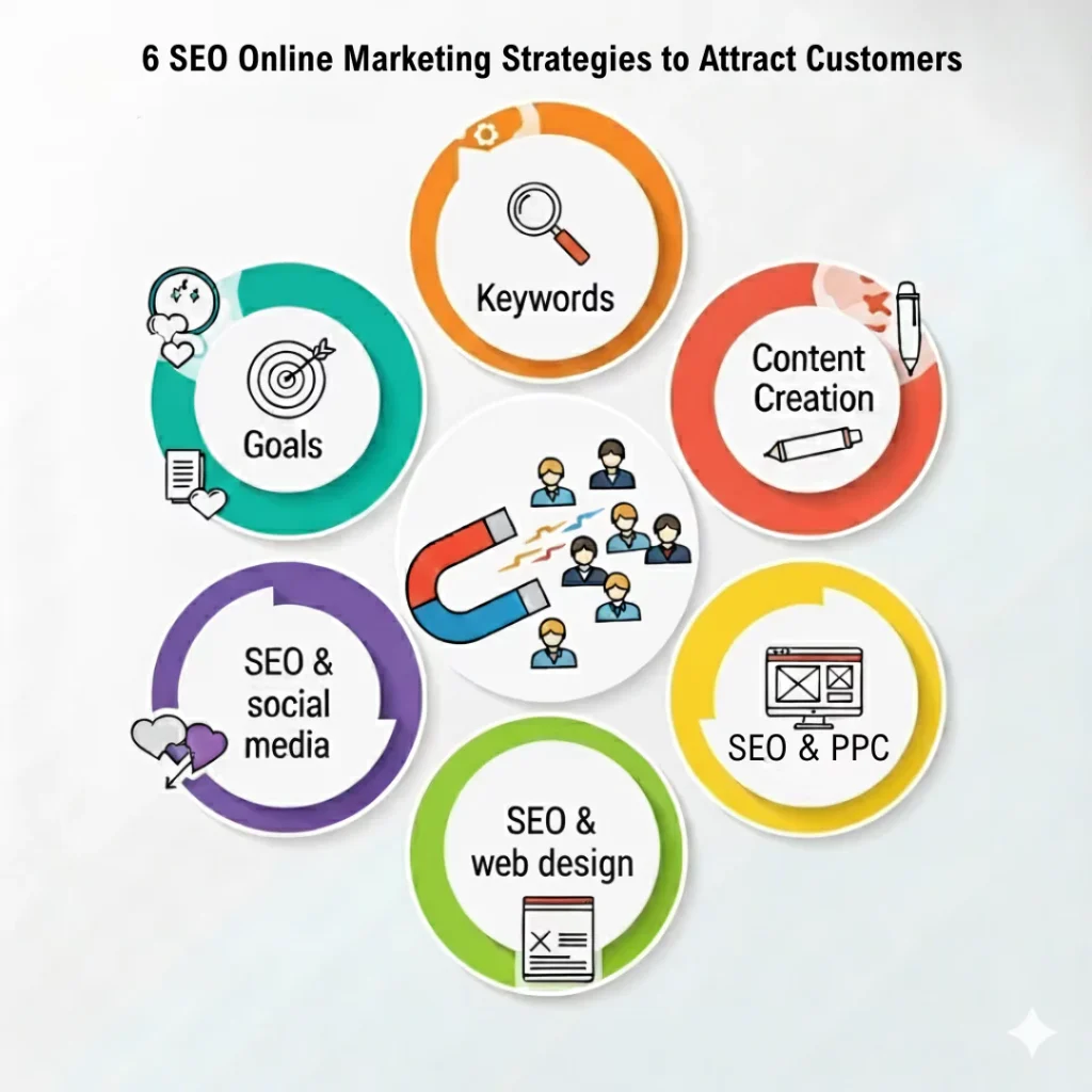 6 SEO Online Marketing Strategies to Attract Customers - Tech Support Plus IT Services