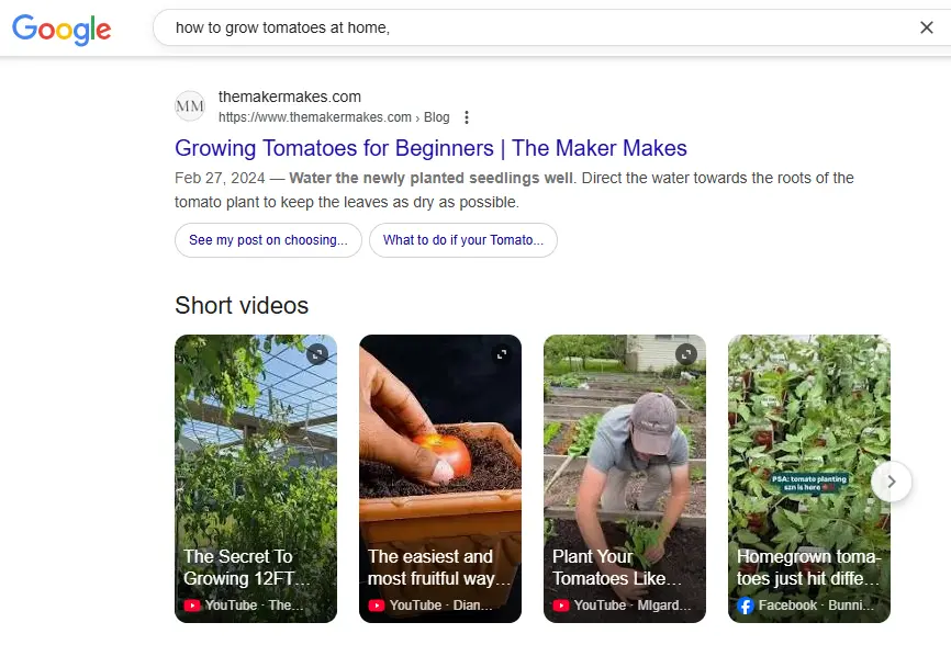 google search user intent