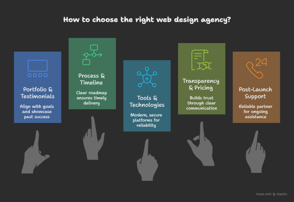 how to choose the right web design agency