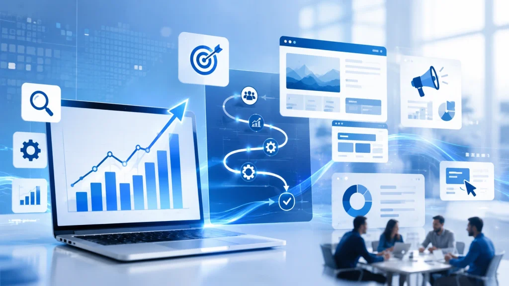 Business growth through smarter digital marketing strategy and online planning - digital marketing consultation