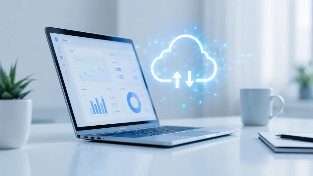 SaaS website development with cloud technology and analytics