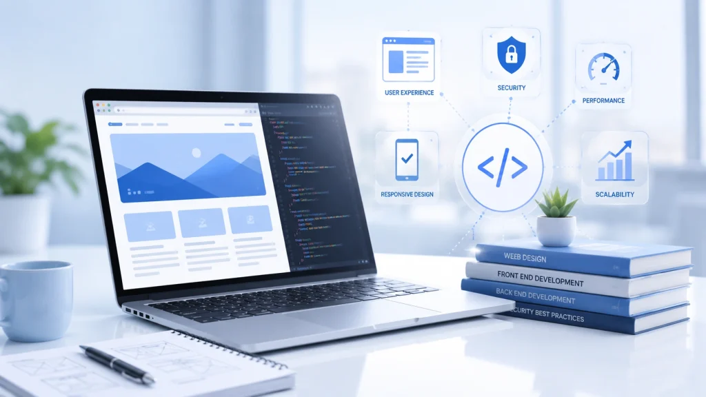 Modern workspace for professional web development Philippines services.