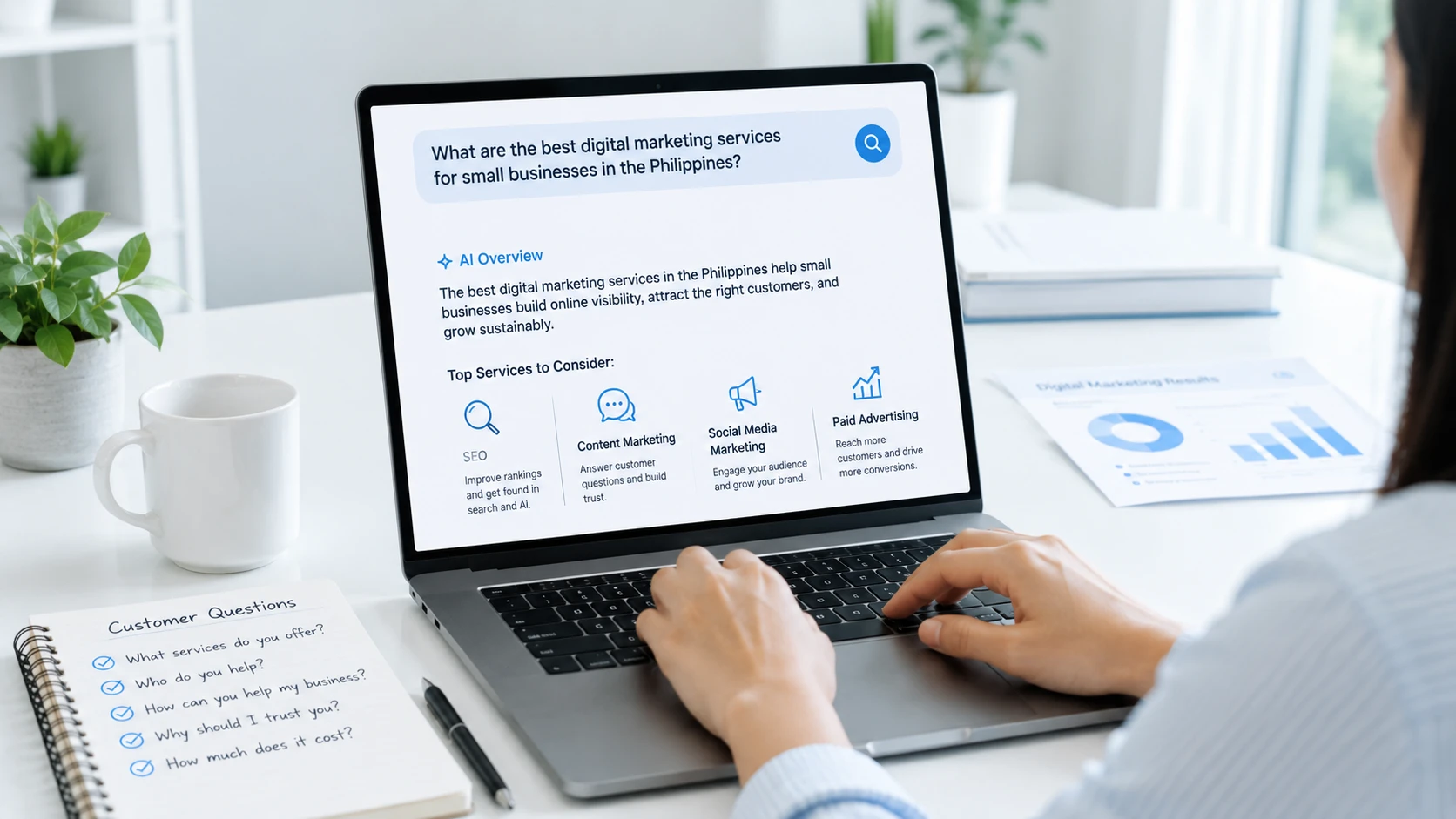SEO services helping Philippine businesses improve visibility in AI search results