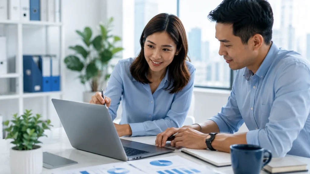 Team planning SEO services to improve business visibility in conversational AI search