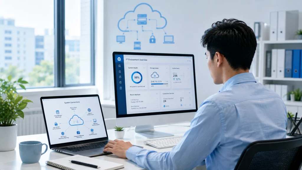 Cloud solutions companies connecting modern business systems through secure cloud infrastructure and IT support